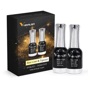 12ml Top & Base Coat Set - 2Pcs