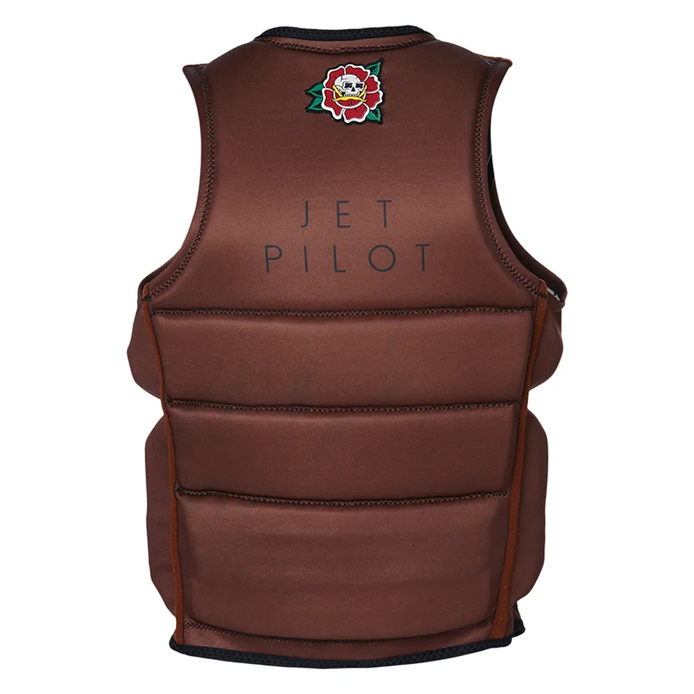 2024 Jetpilot X1 Boys Youth Neo Vest Sub - Coffee