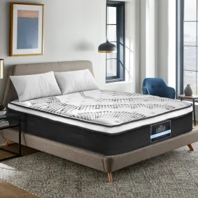 32cm Plush Euro Top Double Mattress - Medium Firmness, Giselle Bedding