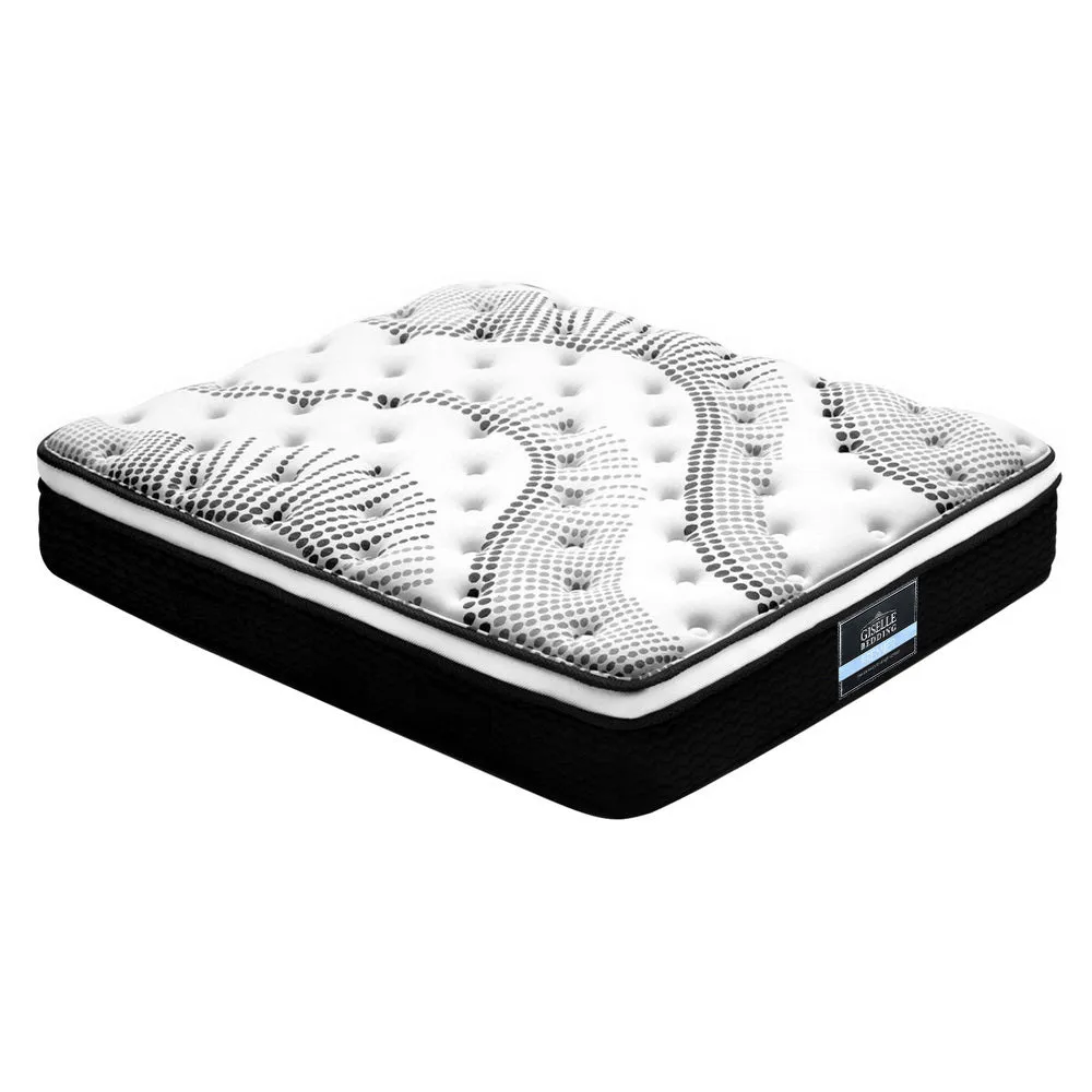 32cm Plush Euro Top Double Mattress - Medium Firmness, Giselle Bedding