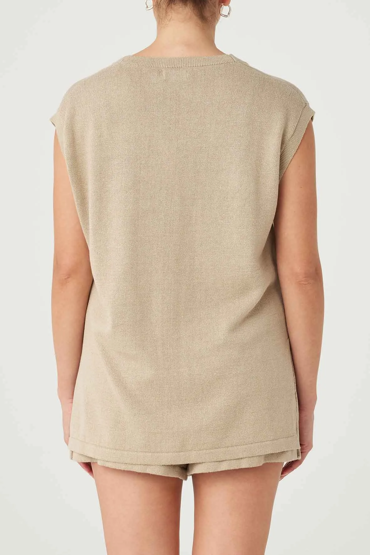 Ada Vest - Taupe