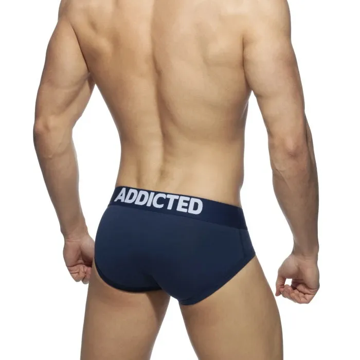 ADDICTED 3 Pack "My Basic" Brief (Navy, Grey & Black)