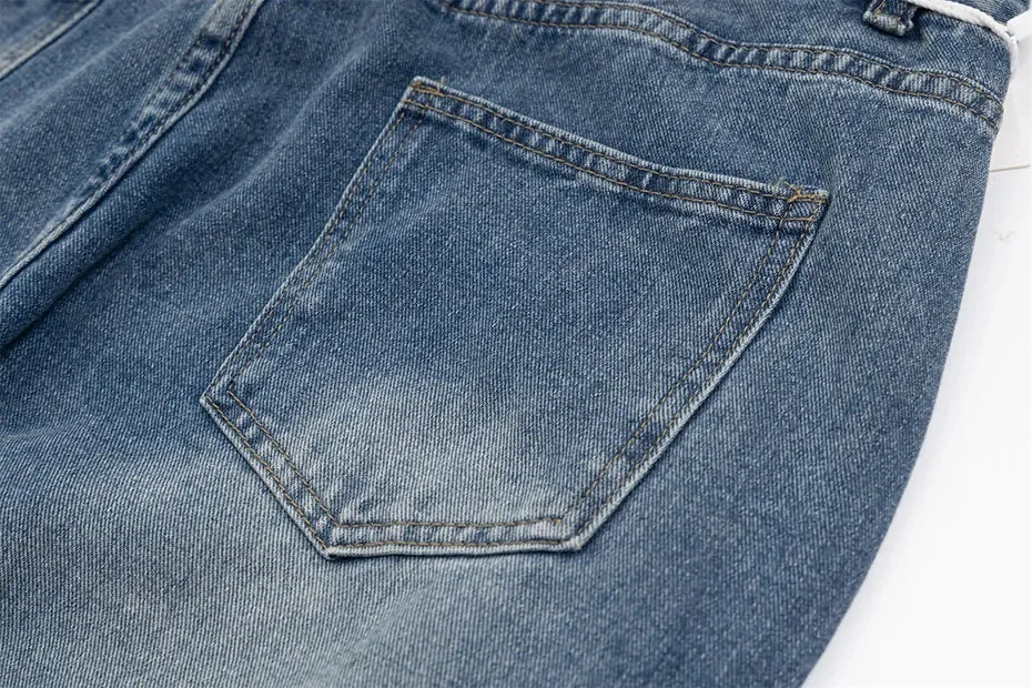 'Anomaly' Pin Clasp Baggy Denim Jeans