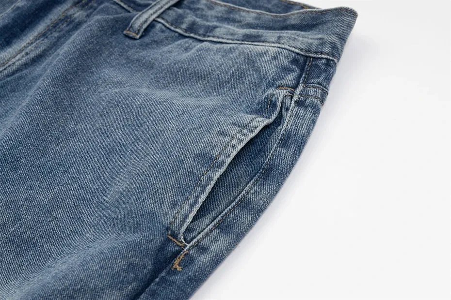'Anomaly' Pin Clasp Baggy Denim Jeans