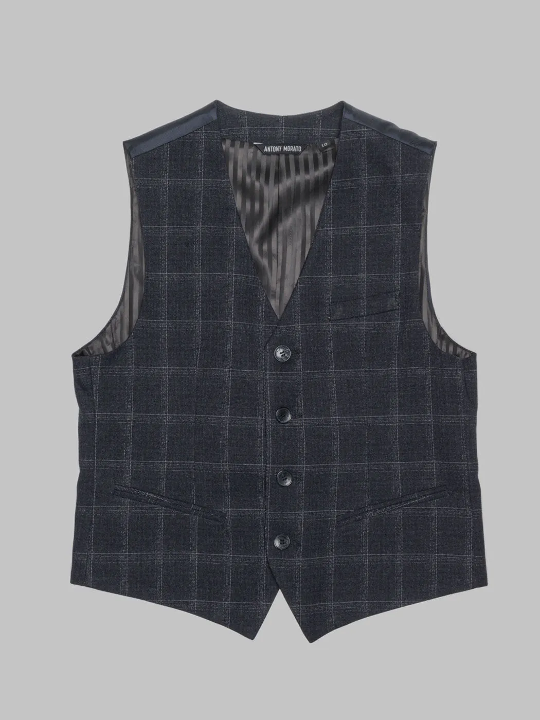ANTONY MORATO Blue Vest for boy-MKVS00007