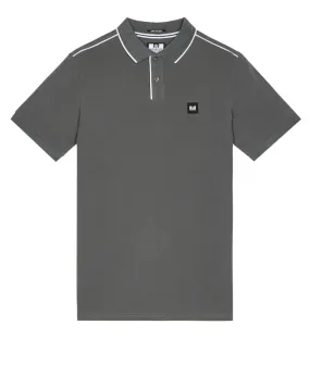 Astola Polo Shirt Zinc/White
