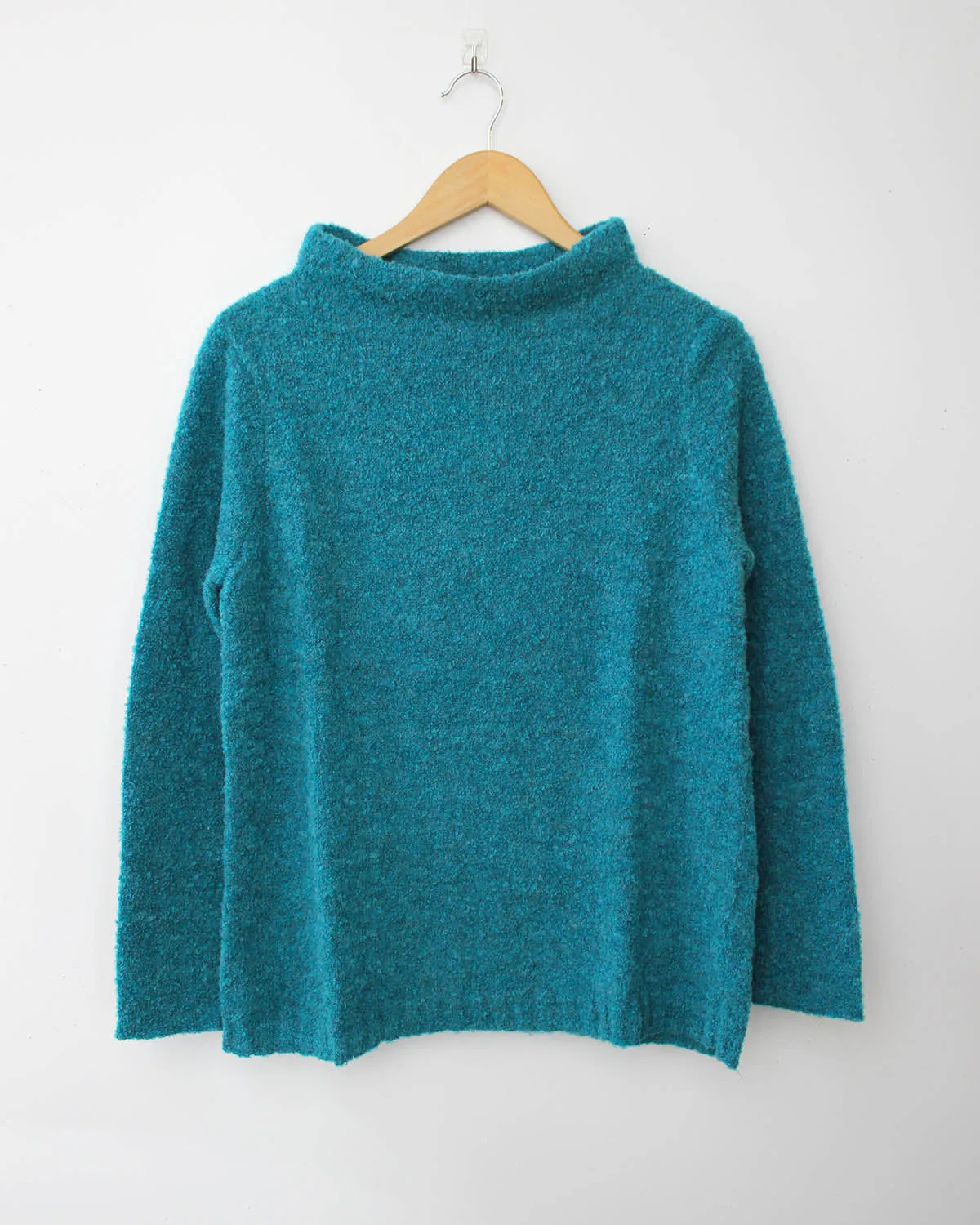 Baby Alpaca Bouclé Pullover Sweater