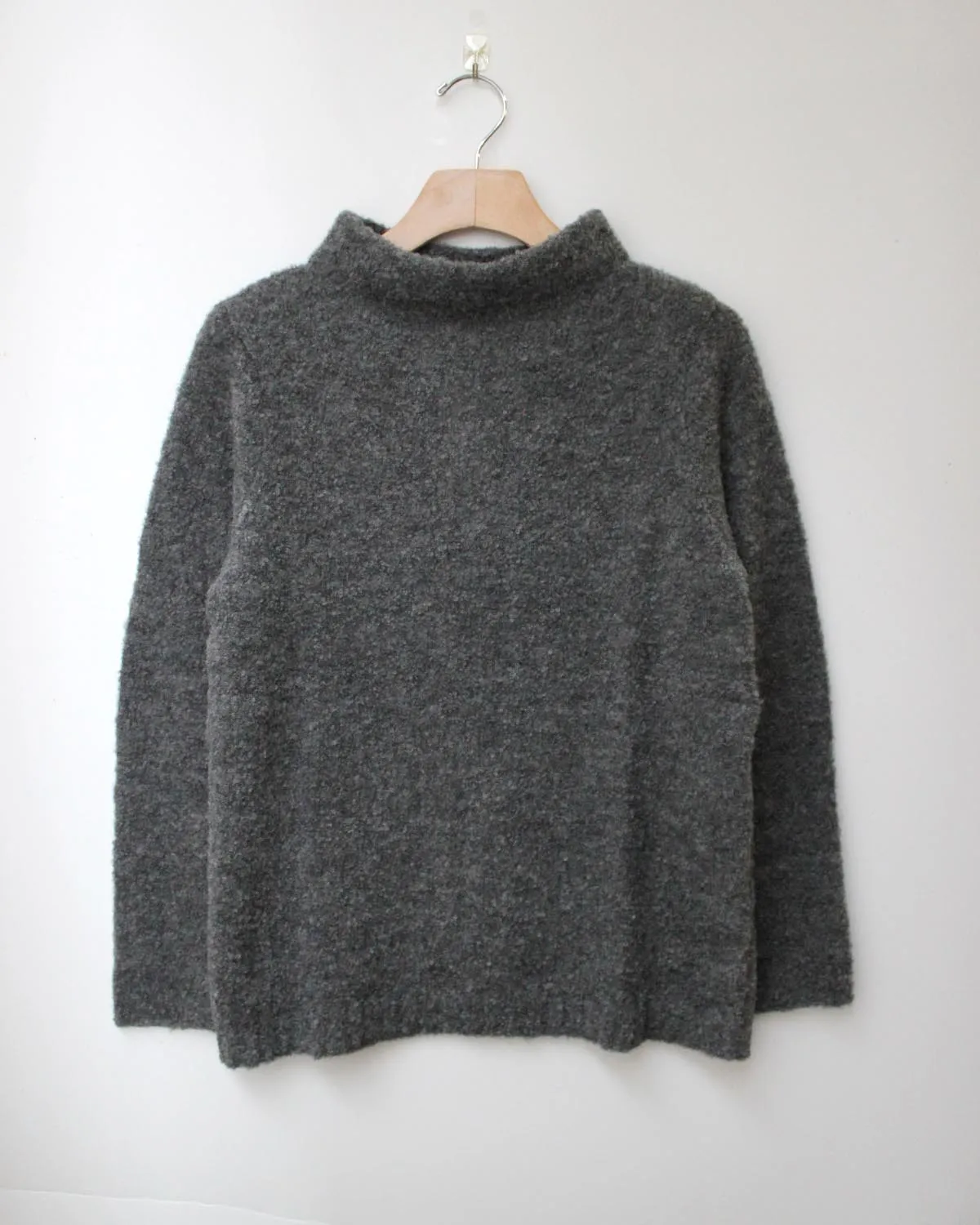 Baby Alpaca Bouclé Pullover Sweater