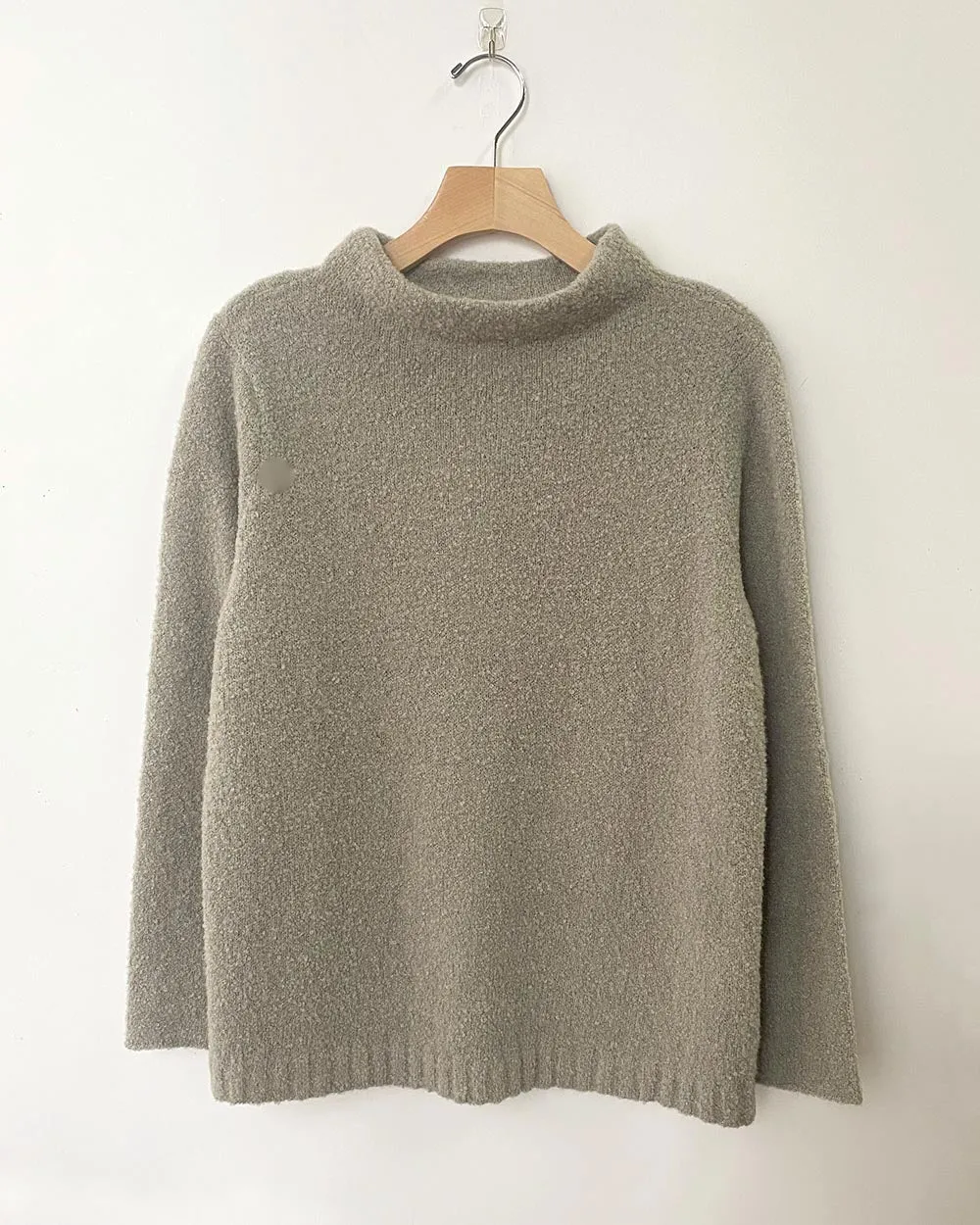 Baby Alpaca Bouclé Pullover Sweater