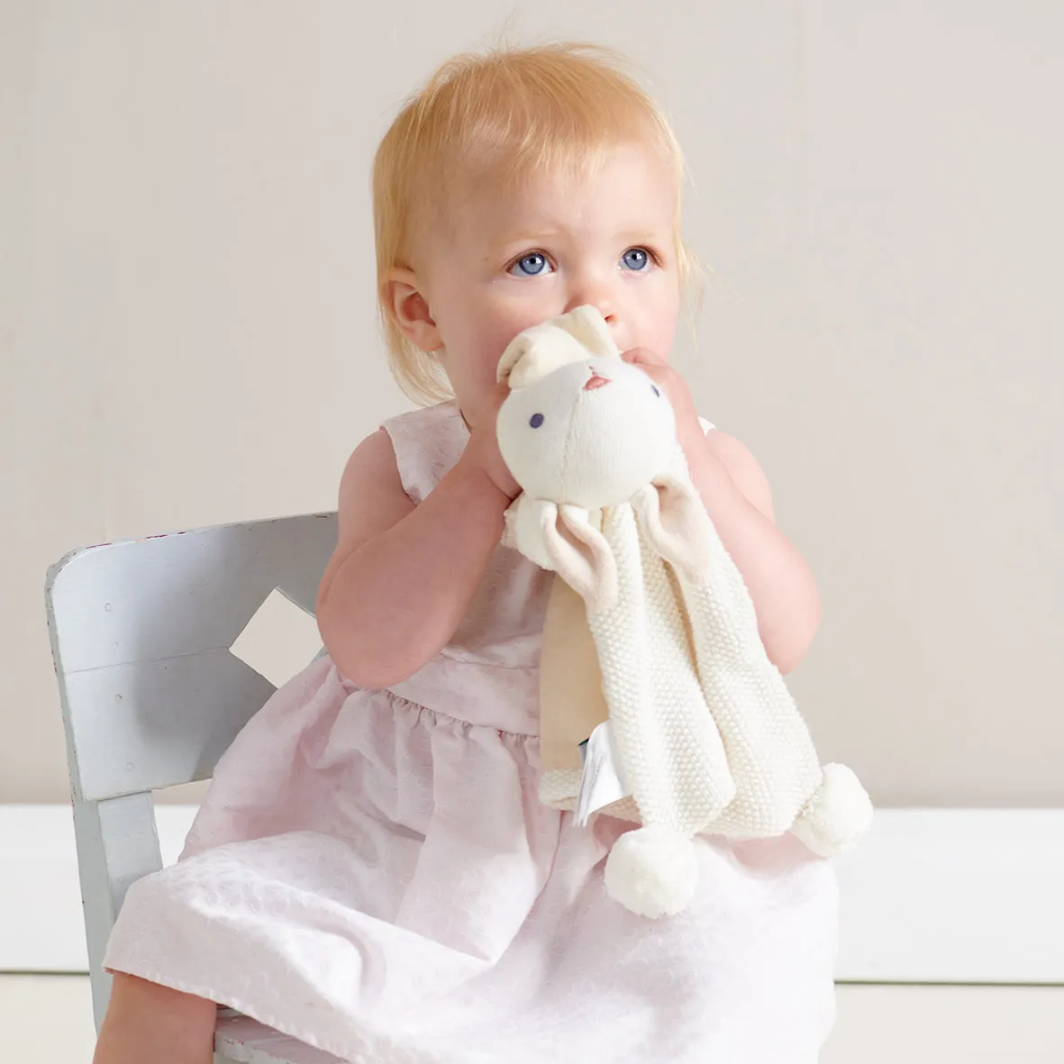 Baby Comforter, Rattle & Doll Bundle In Cream