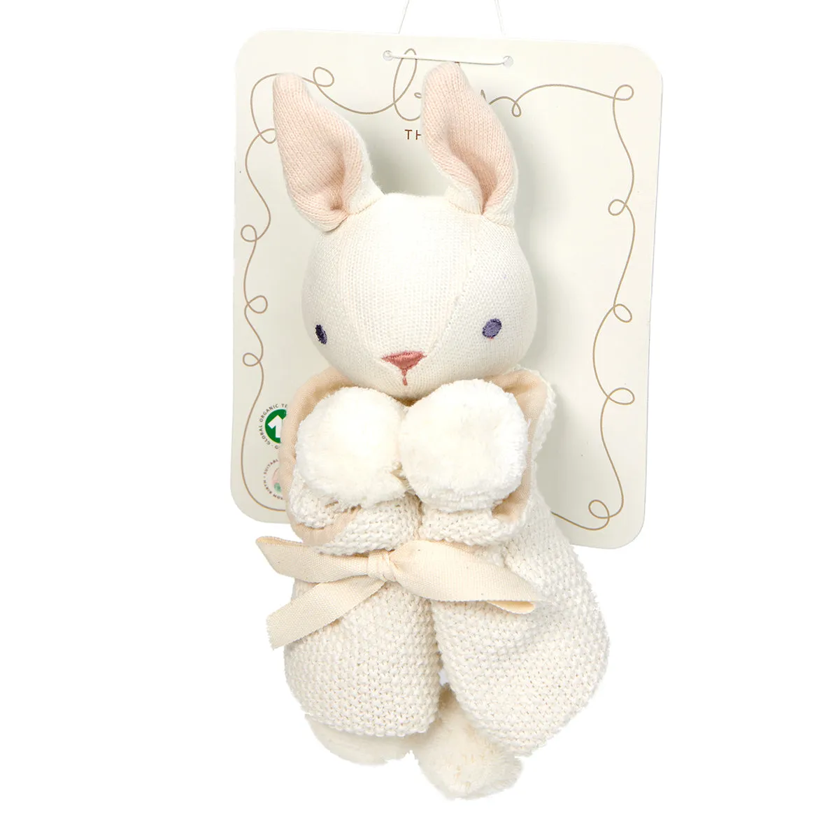 Baby Comforter, Rattle & Doll Bundle In Cream