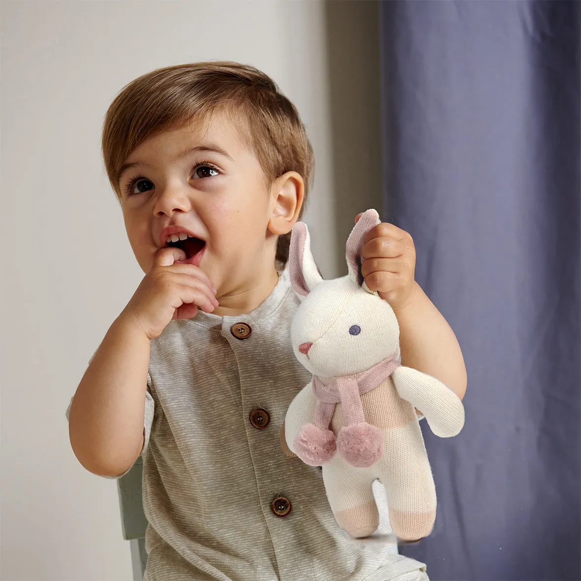 Baby Comforter, Rattle & Doll Bundle In Cream