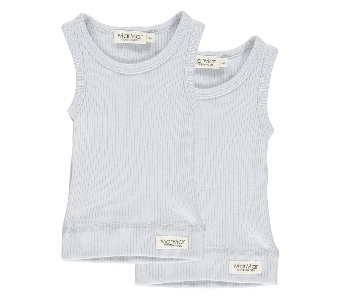 Baby Sleeveless 2-pack, Underwear - Pale Blue