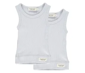 Baby Sleeveless 2-pack, Underwear - Pale Blue