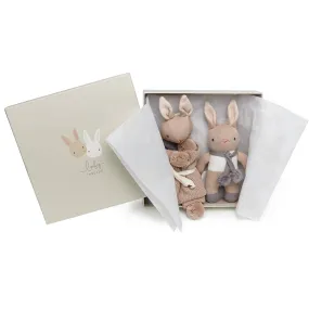 Baby Threads Taupe Bunny Gift Set