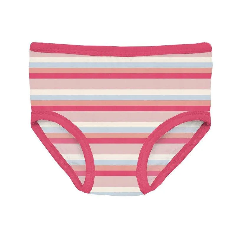 Bamboo Underwear - Baby Rose Stripe