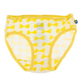 Bamboo Underwear - Natural Farfalle with Zest