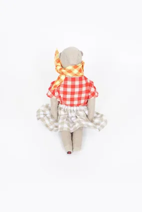 Beaver Knitted Doll Female
