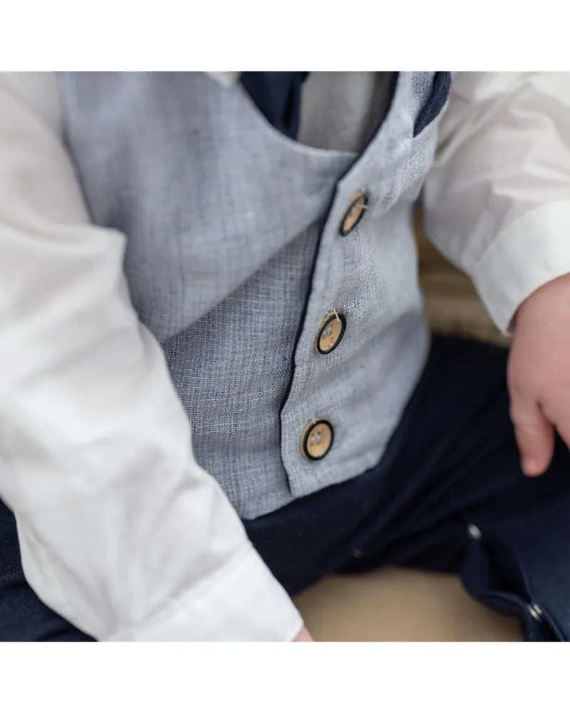 Bebe Albert Gentleman Romper (Size 000-1)