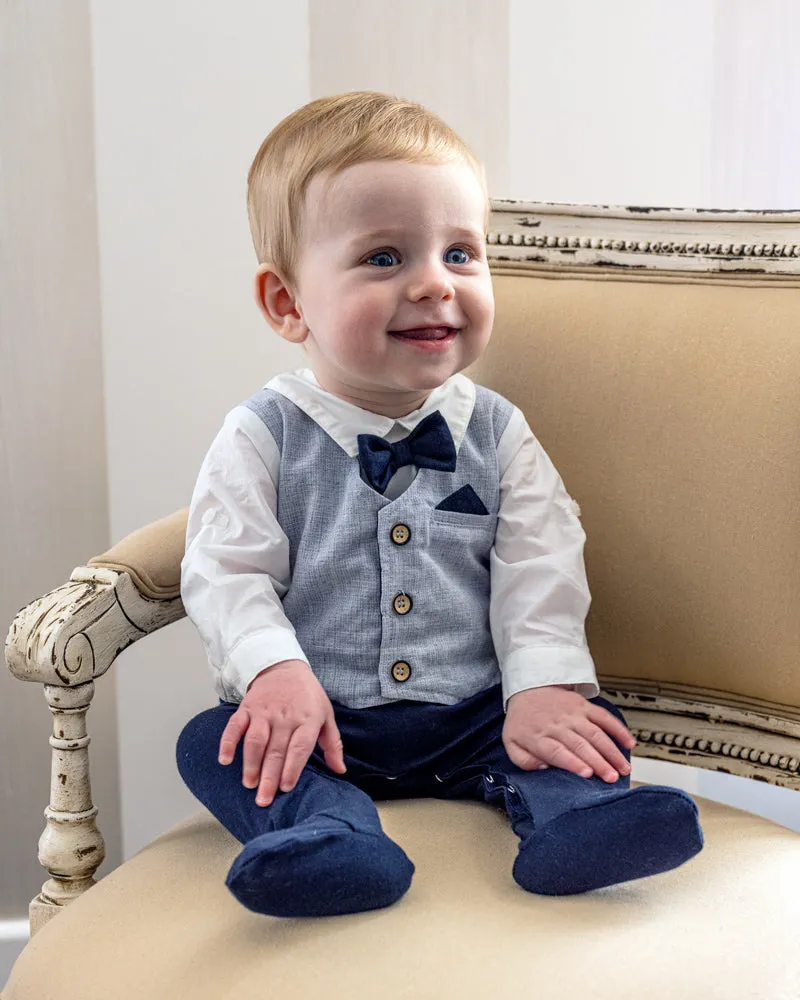 Bebe Albert Gentleman Romper (Size 000-1)