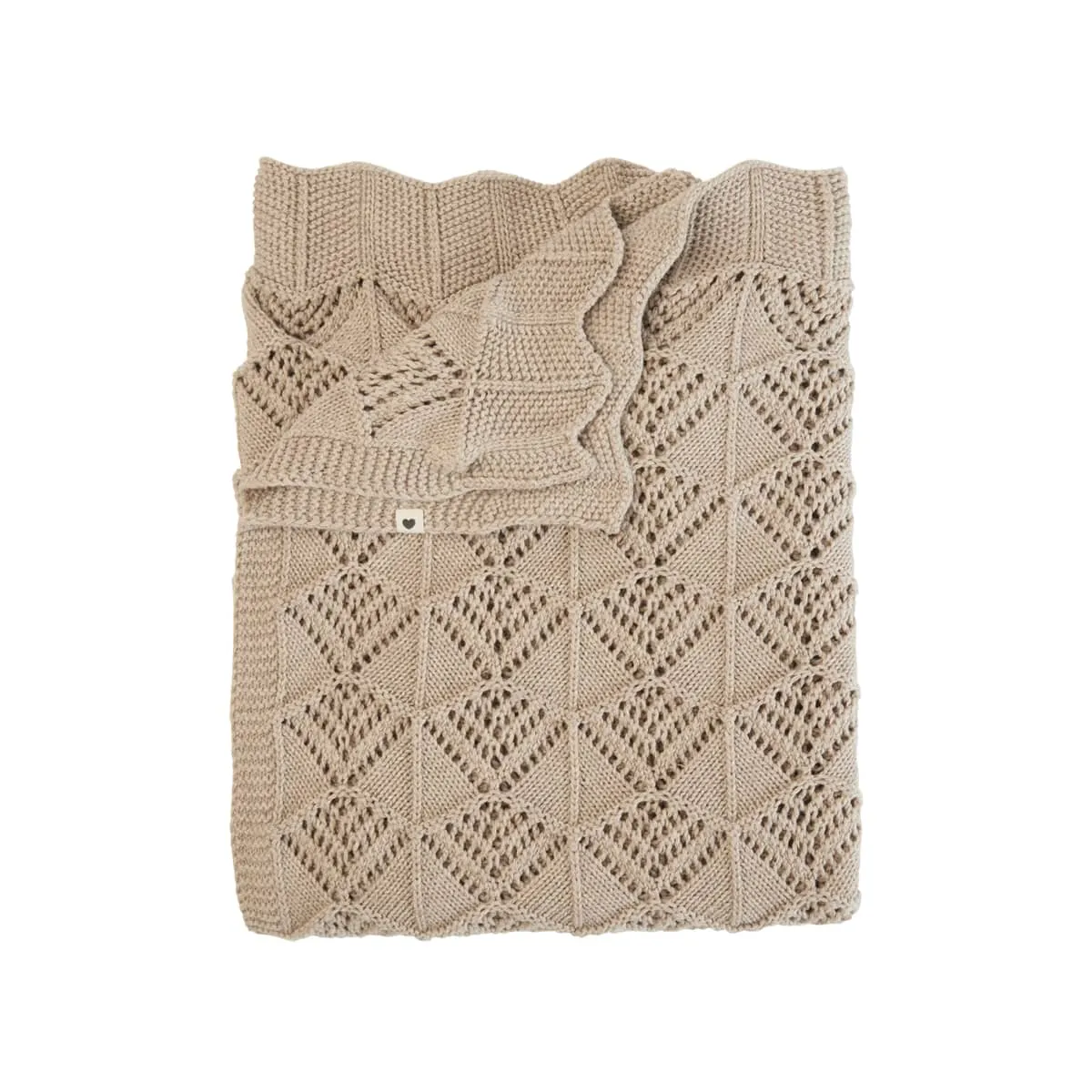 BIBS Knitted Wavy Blanket
