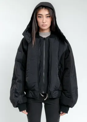 Black Hooded Bomber