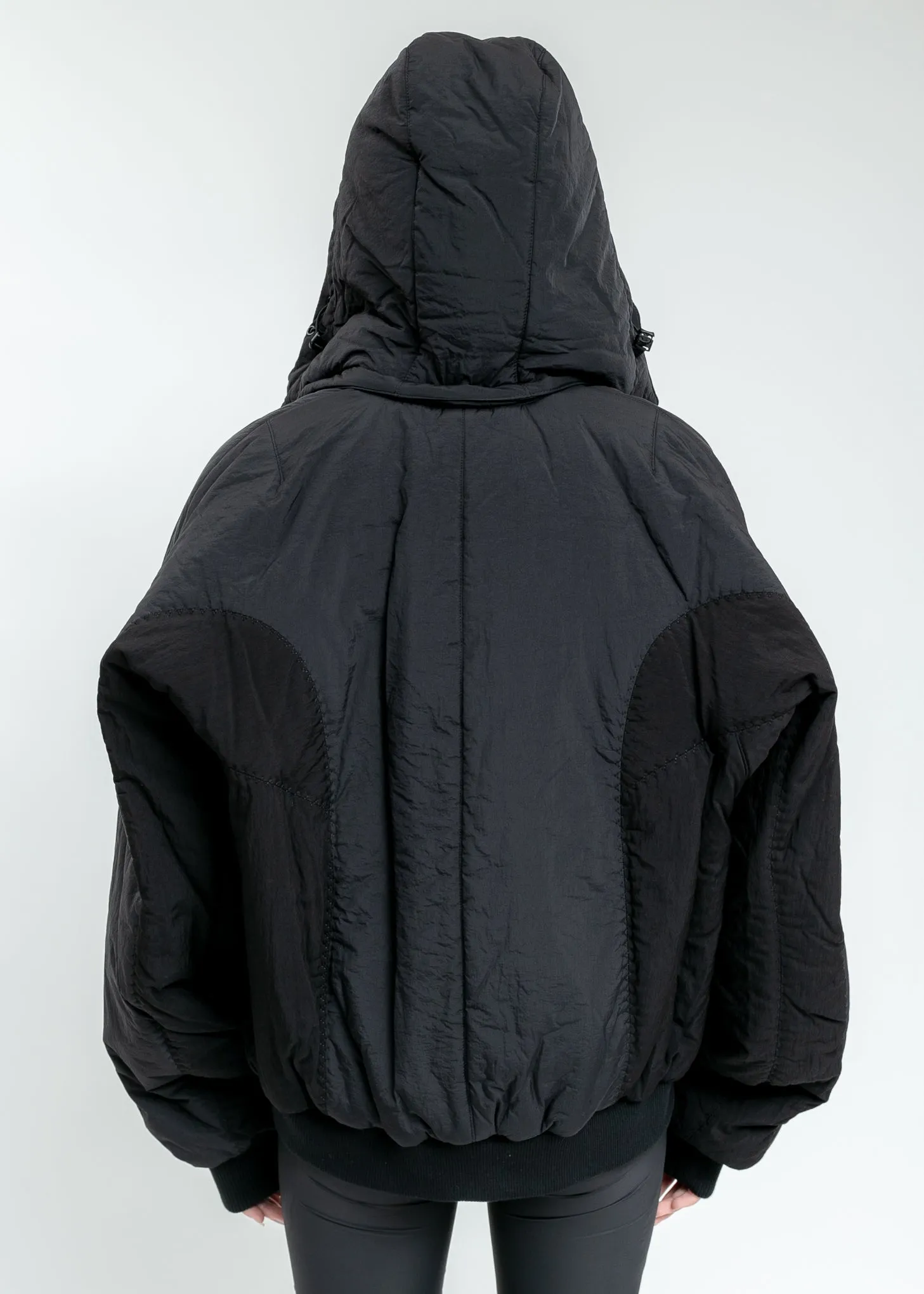 Black Hooded Bomber