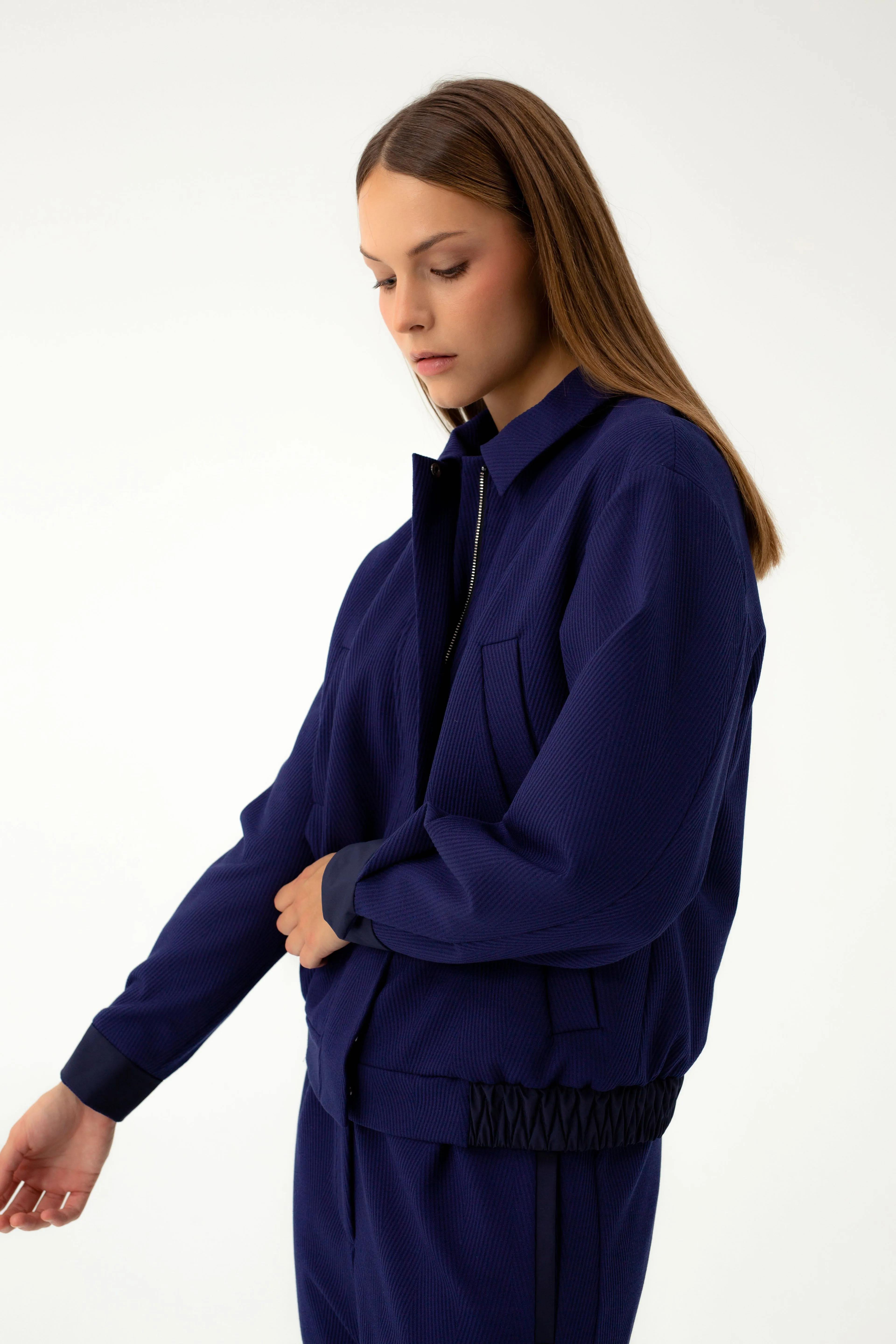 BLUE BOMBER JACKET