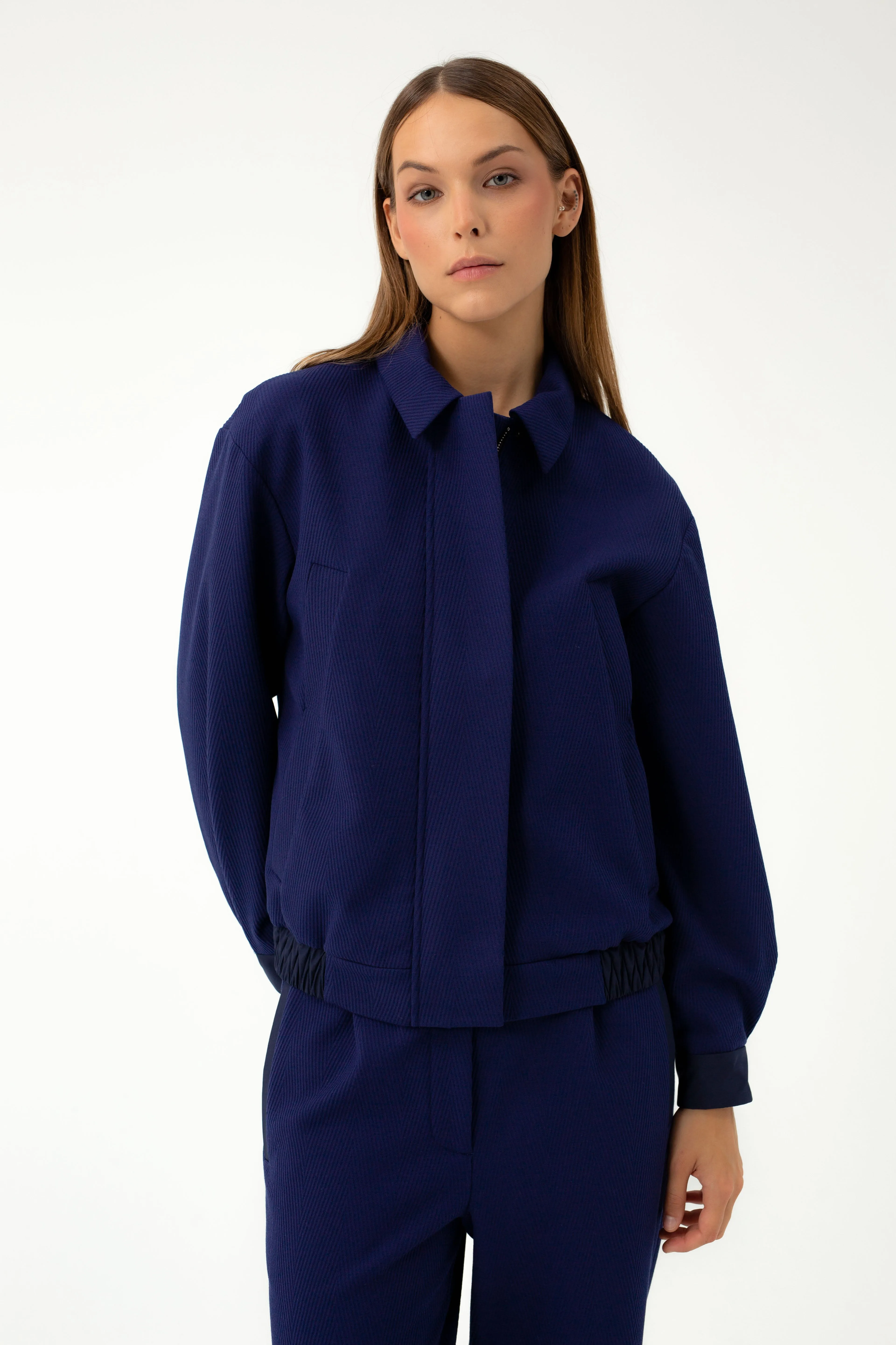 BLUE BOMBER JACKET