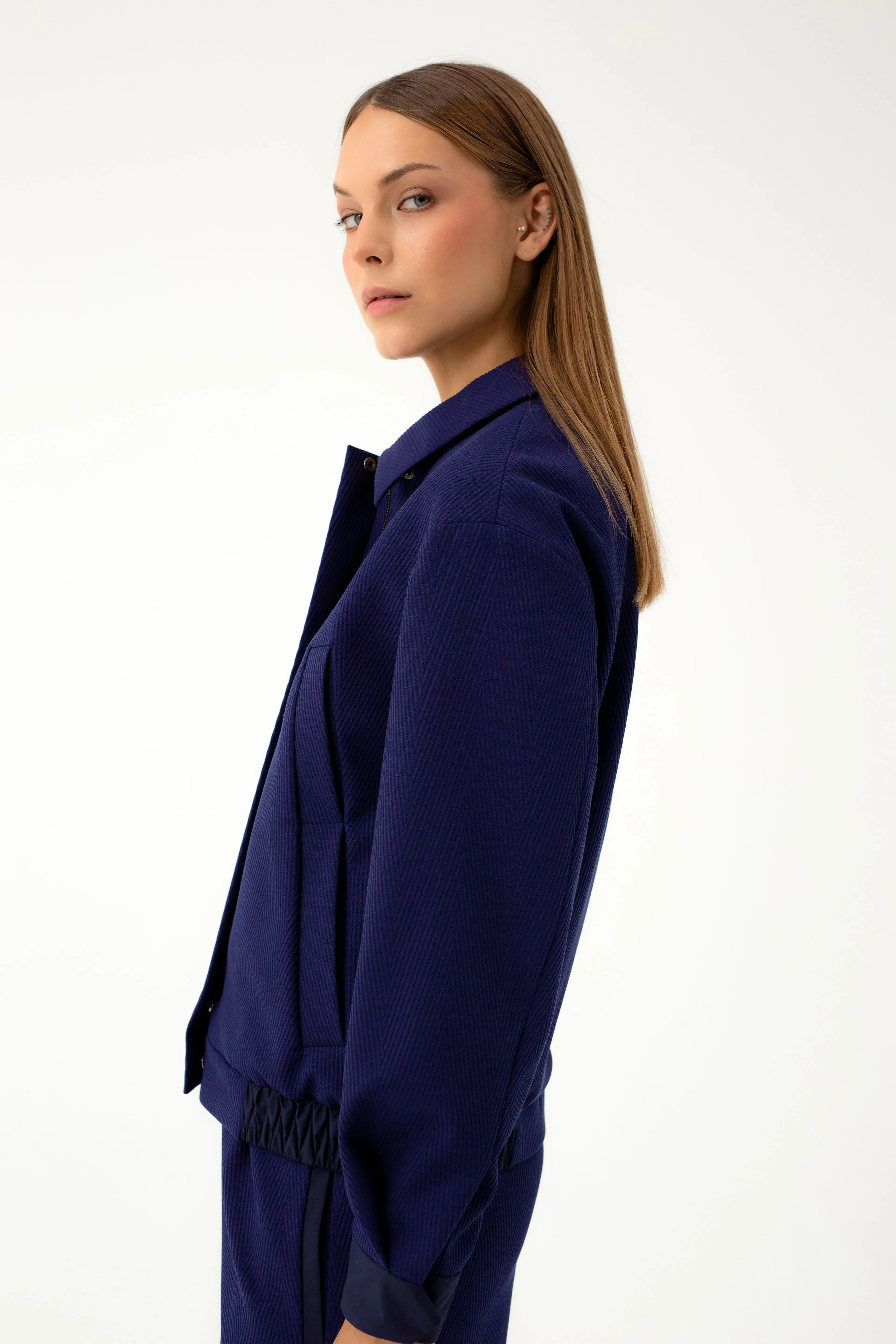 BLUE BOMBER JACKET