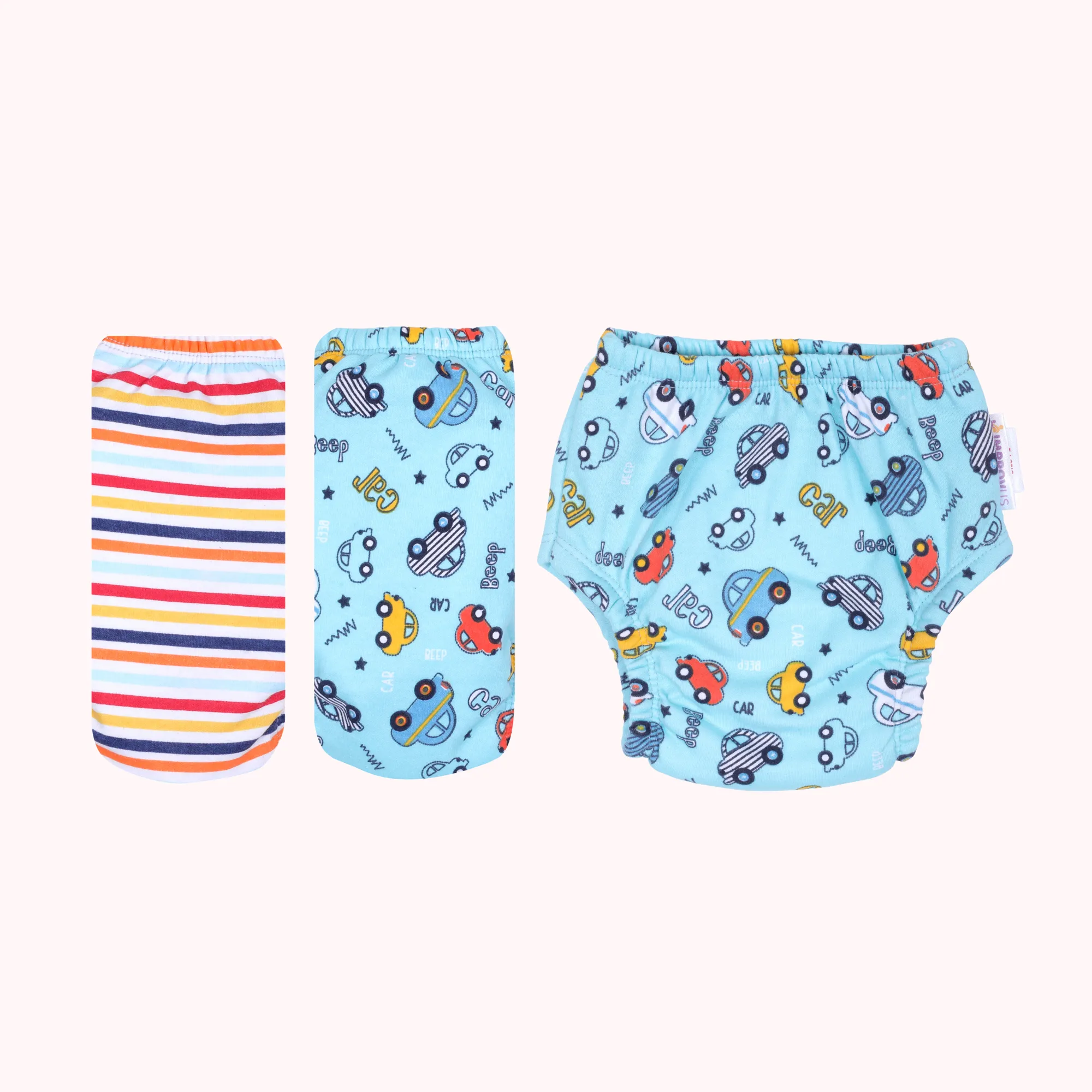 Blue Padded Underwear for Growing Babies/Toddlers