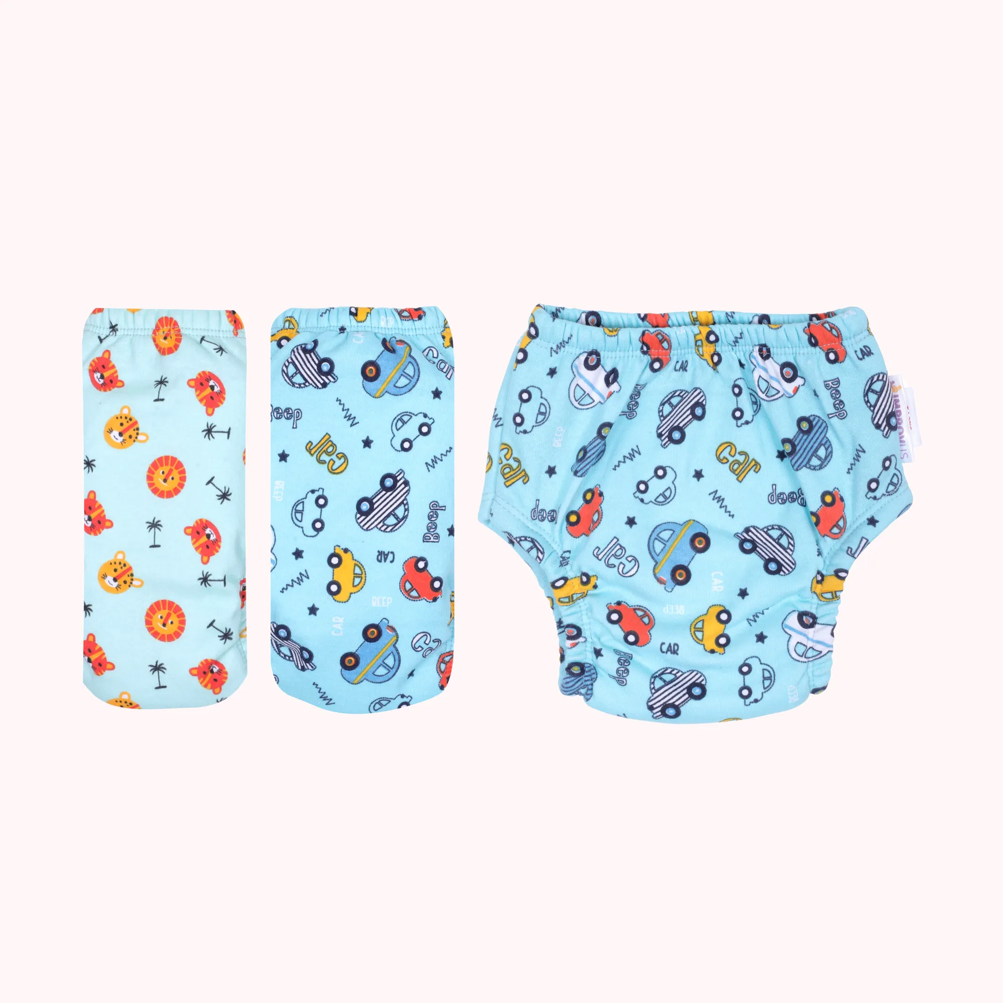 Blue Padded Underwear for Growing Babies/Toddlers