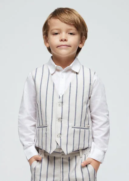 Boys linen vest