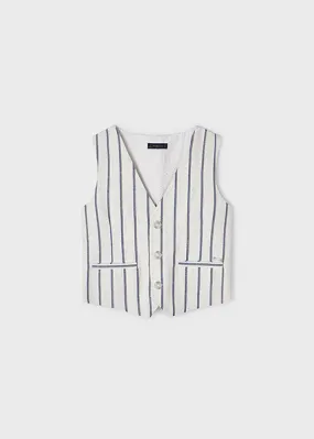 Boys linen vest
