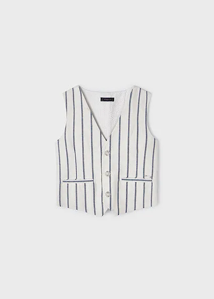 Boys linen vest