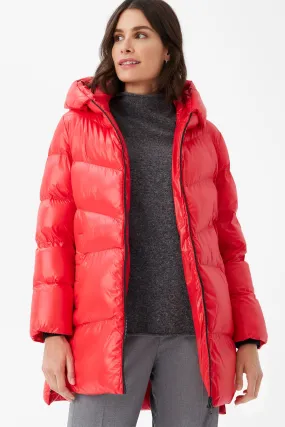 Brax Toronto Puffer Coat With Hood Candy Red 956608 86 95987340