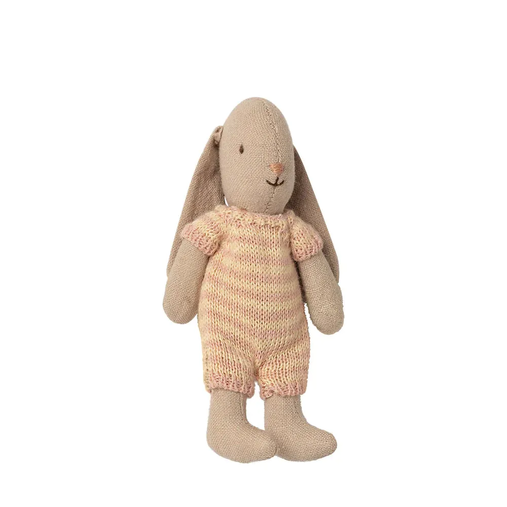 Bunny Micro in playsuit.