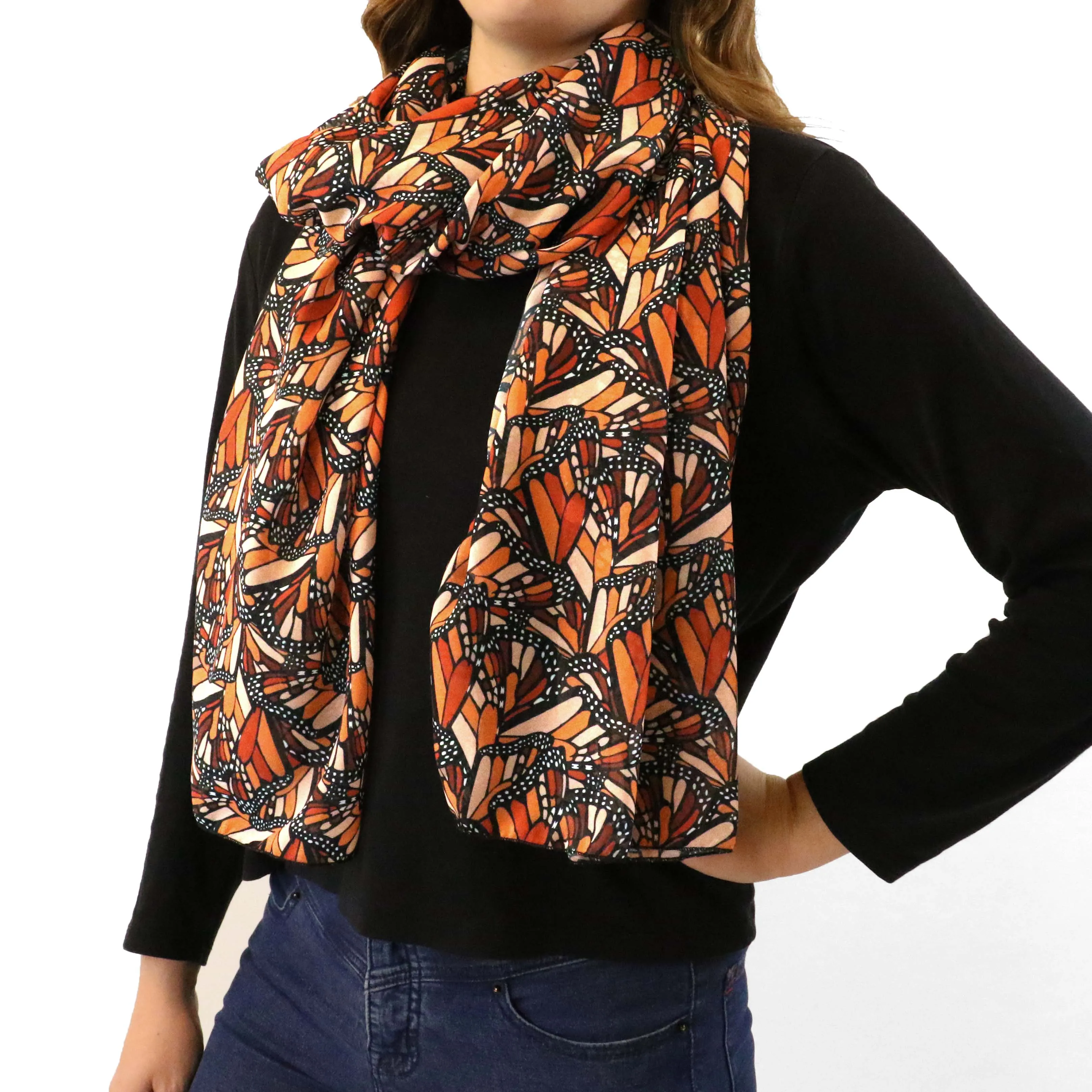 Butterfly Wings Rectangle Scarf