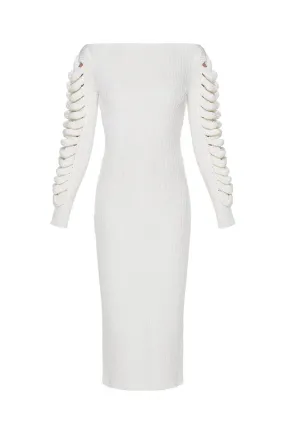 CAMELLIA KNITTED MIDI DRESS