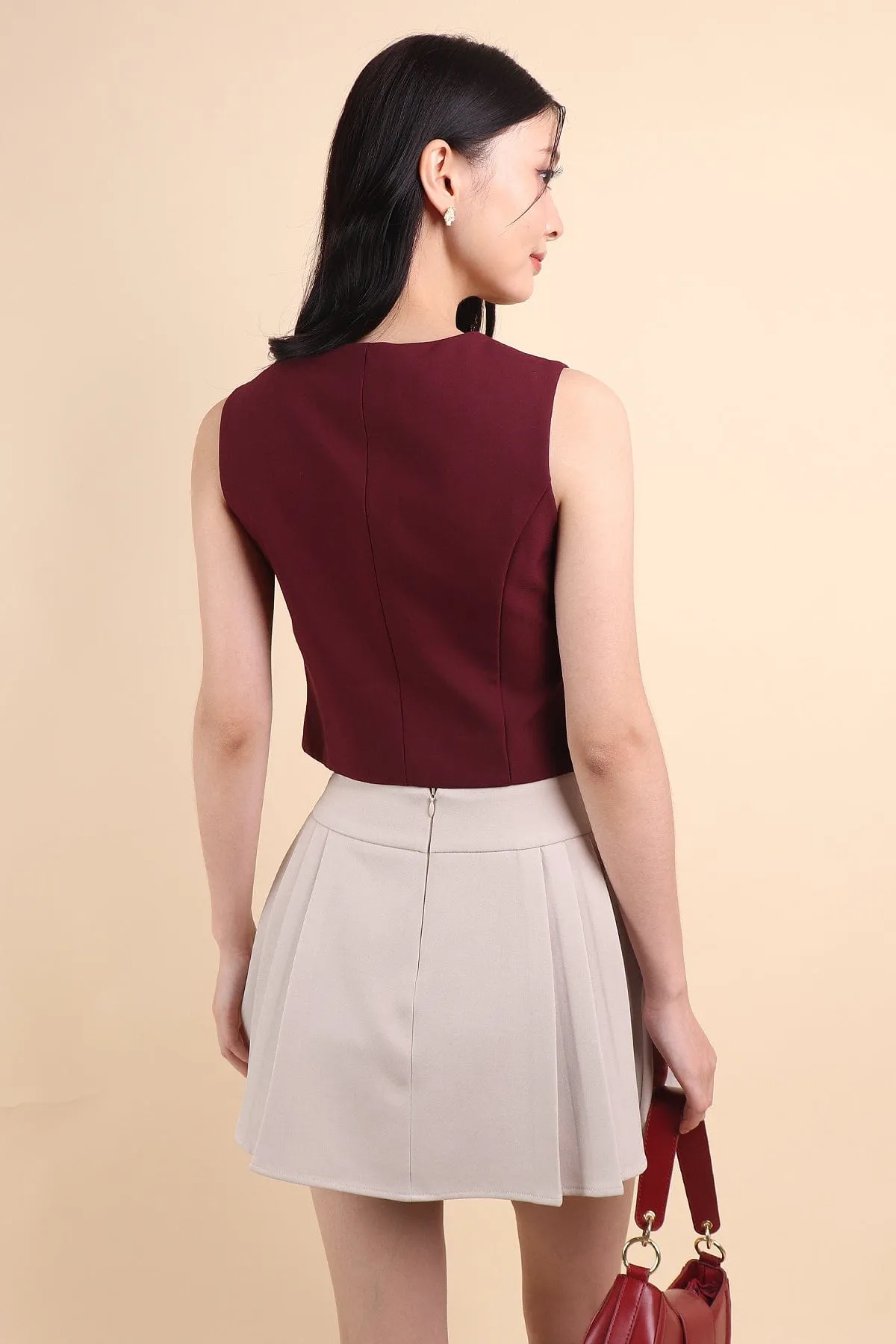 CAMU VEST TOP IN WINE