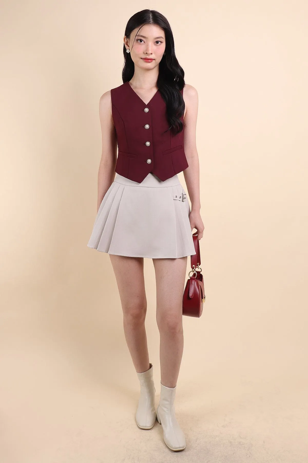 CAMU VEST TOP IN WINE
