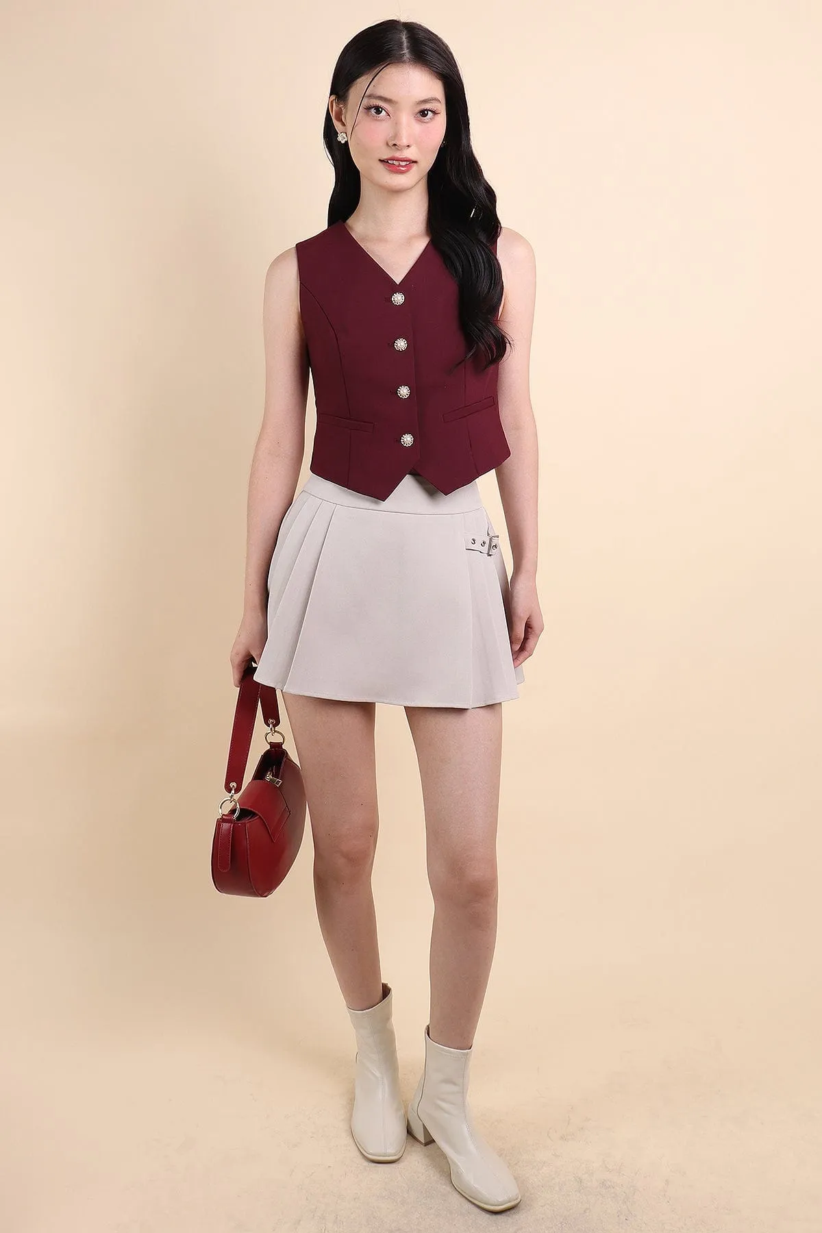 CAMU VEST TOP IN WINE