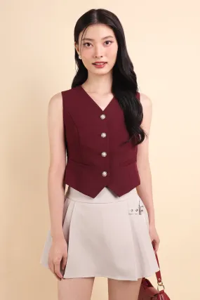 CAMU VEST TOP IN WINE