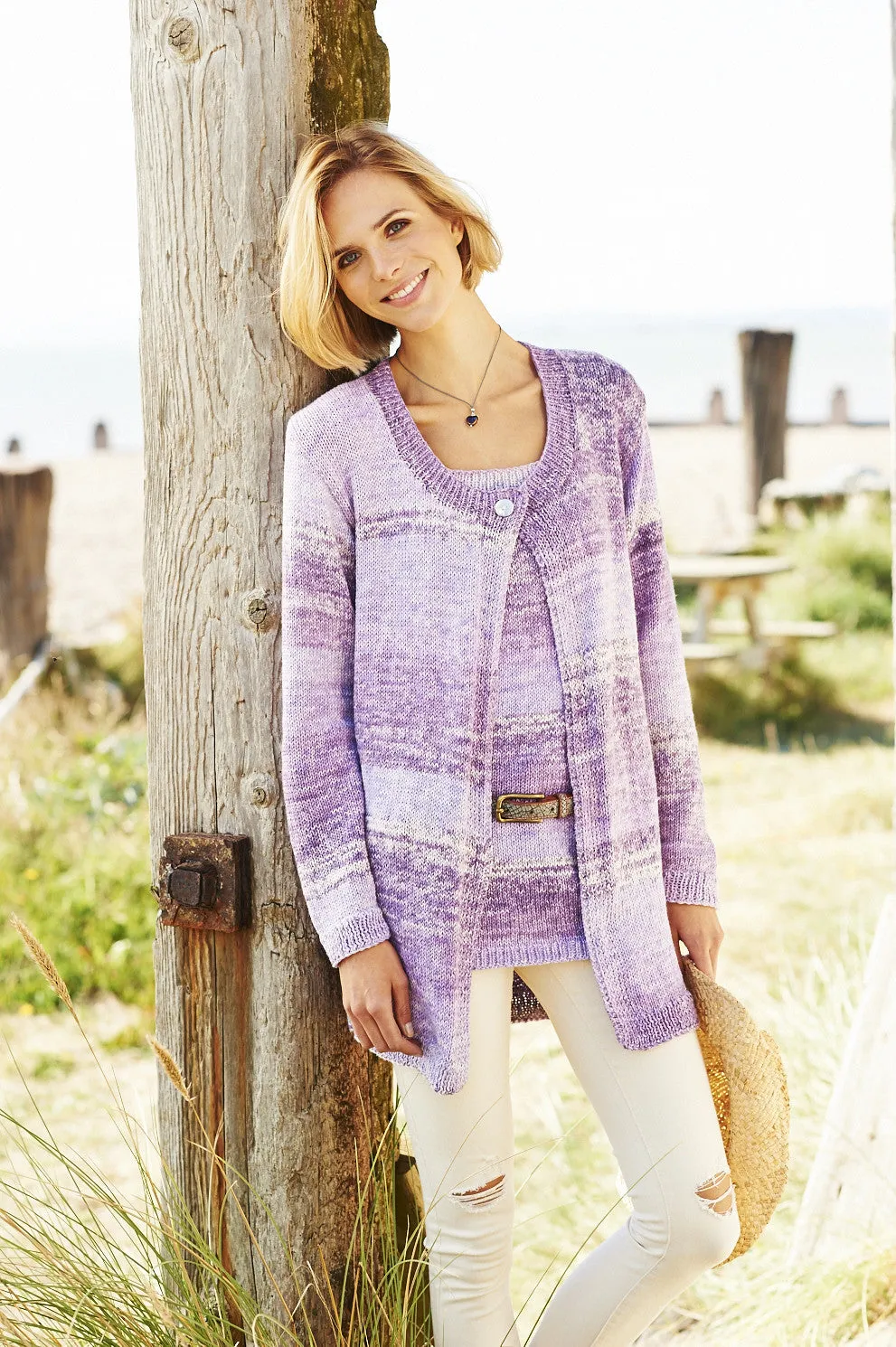 Cardigan and Vest in Stylecraft Sundae DK (9241)