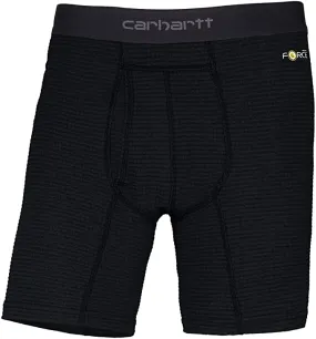 CARHARTT BASE FORCE 8" TECH BOXER BRIEF BLACK GRID MBB123