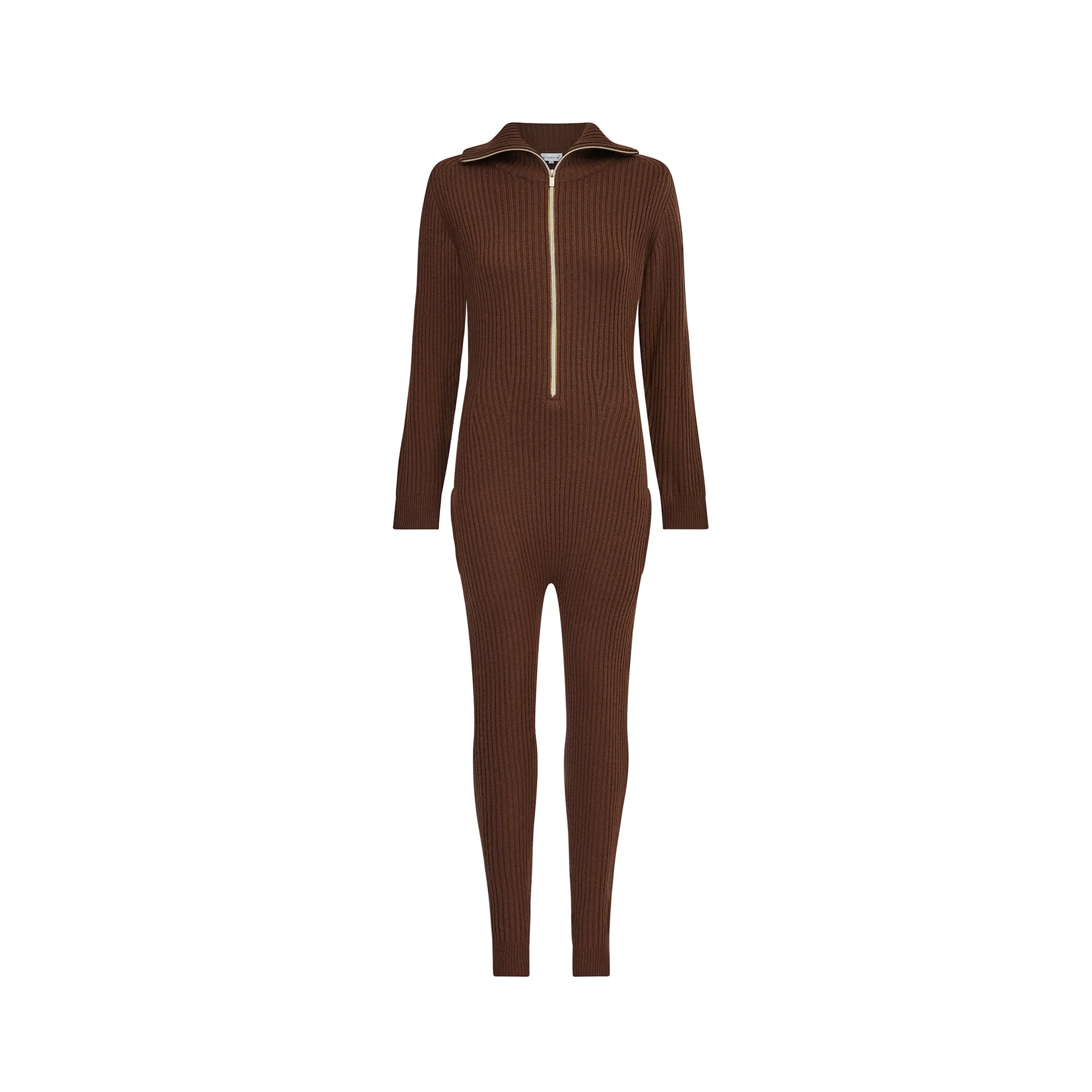 Cashmere Romper - Chocolat Chaud
