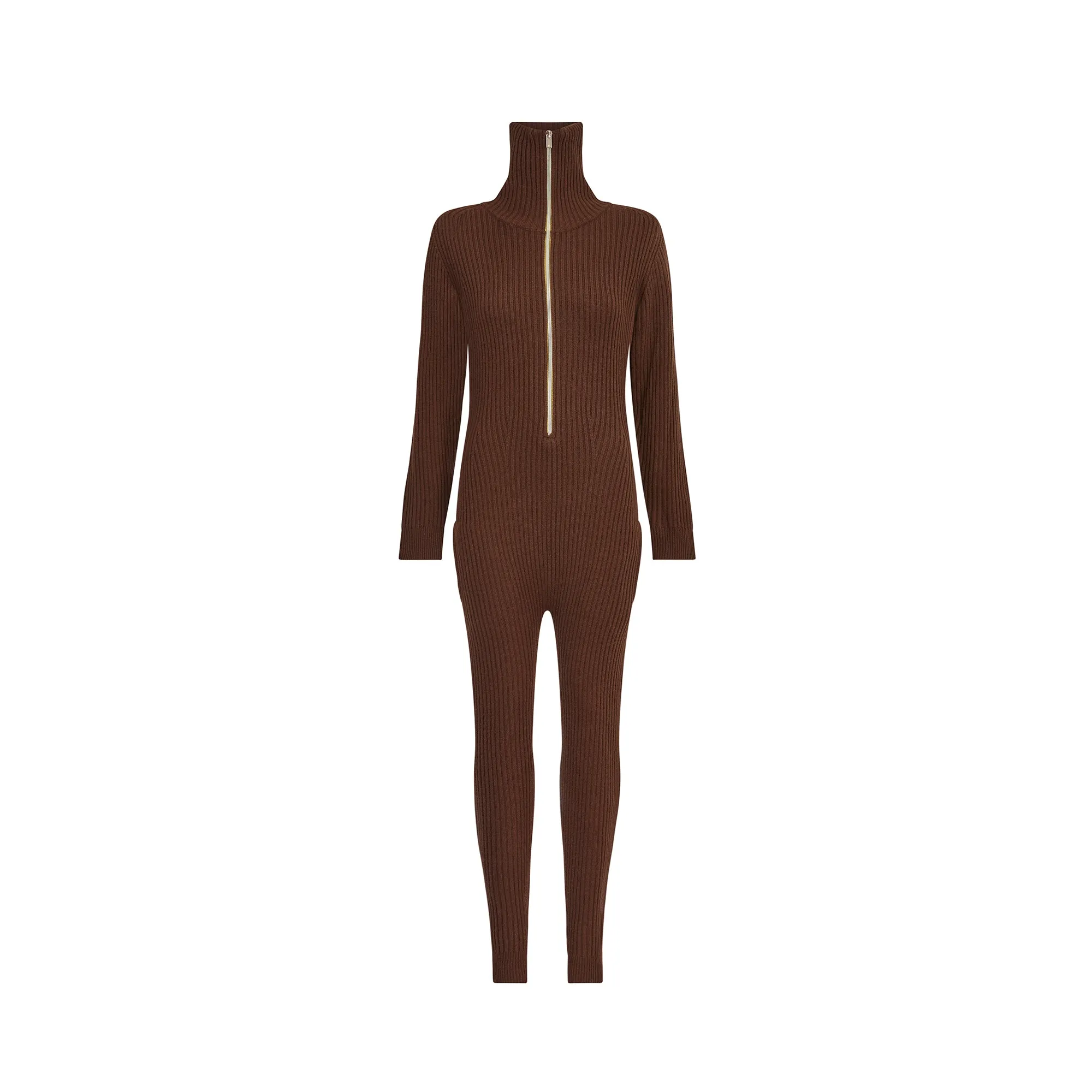 Cashmere Romper - Chocolat Chaud