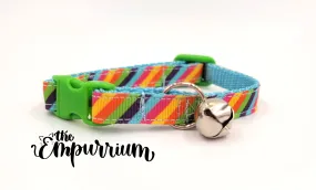 Cat Collar - Spring Stripes