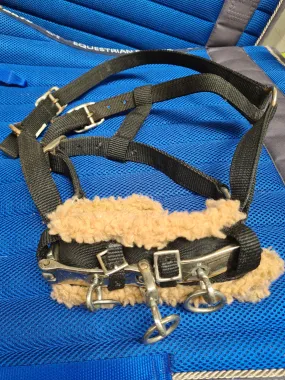cavasson head collar, black cob size