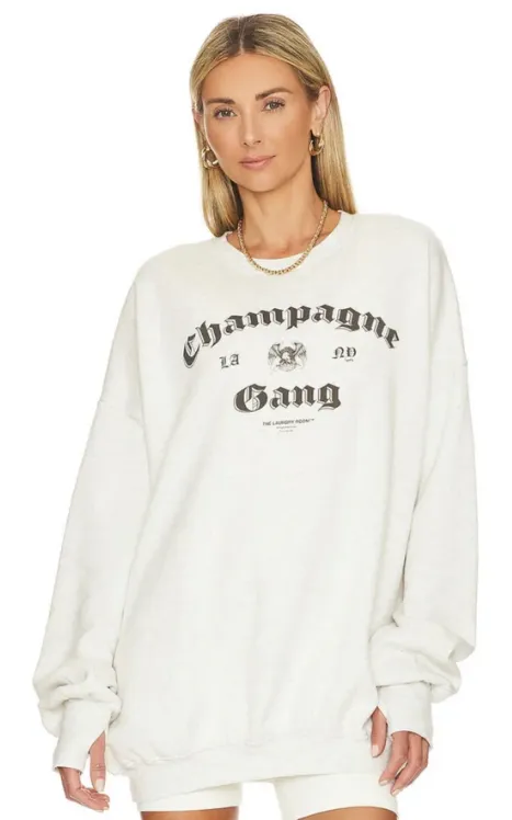 Champagne Gang - Jump Jumper - Pebble Heather